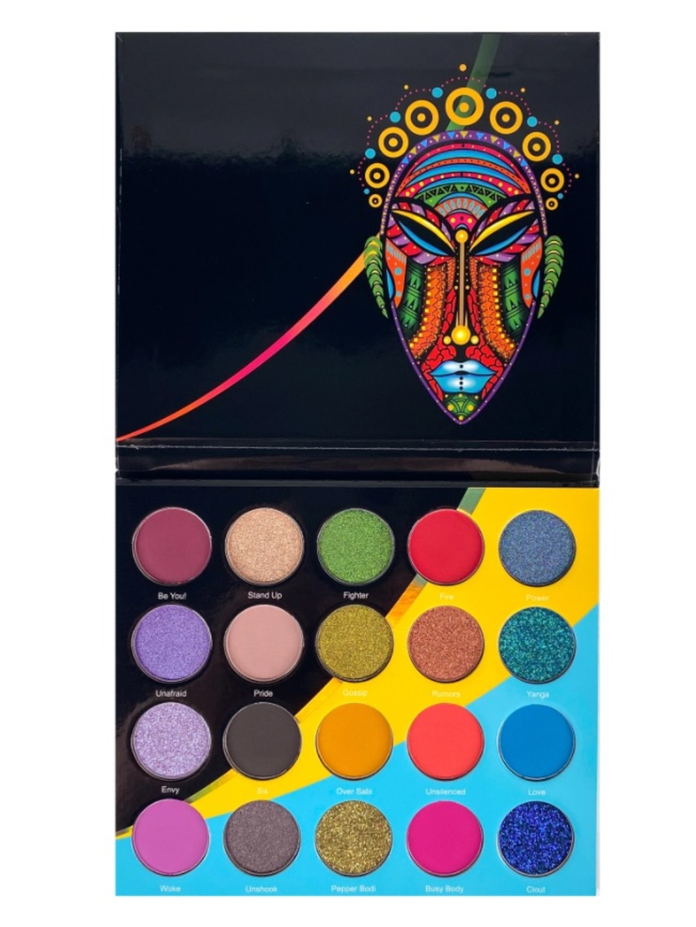 Wahala Juvia’s Place  18-Color Women Makeup Eyeshadow Palette - Multicolor